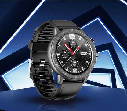Stevvex elegant unisex sport smartwatch with black metal bracelet round dial, heart rate monitor on Tampa Home & Garden Store
