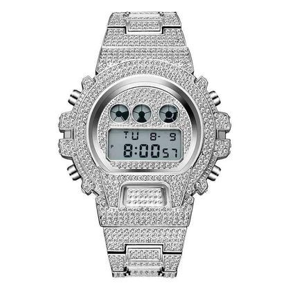 Men's Digital Quartz Watch Rose Gold for Men