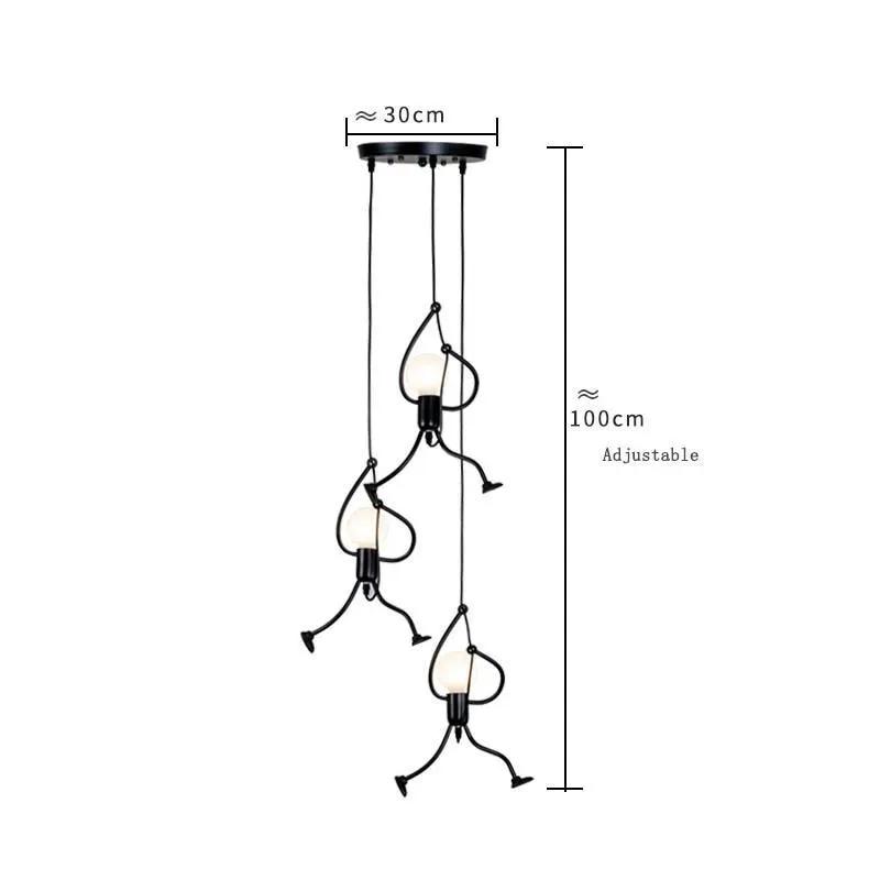 Industrial Pendant Light and Cartoon Fixture