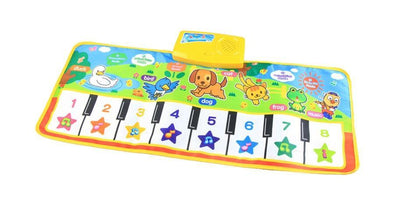 Trend New Baby Musical Mat by Stevvex with piano keys and multiple colorful animals numbers 1–8 on Tampa Home & Garden Store