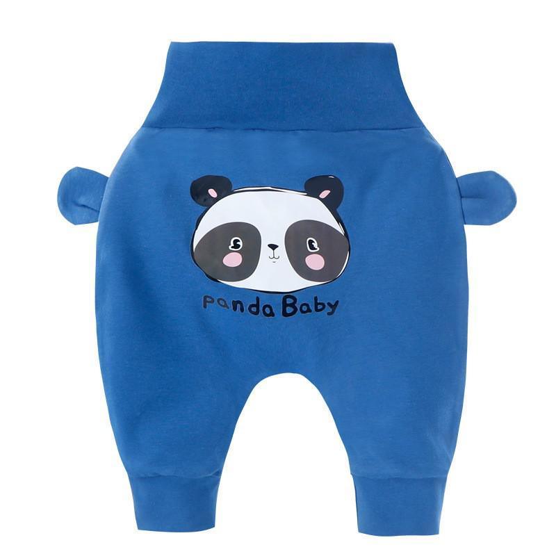 Stevvex panda baby pants blue with bear ears panda design for newborns toddlers on Tampa Home & Garden Store