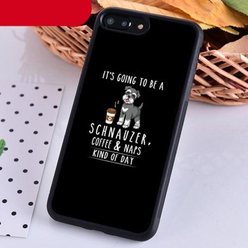 Stevvex dog-themed silicone phone case for iPhone, black ultra-thin, anti-scratch on Tampa Home & Garden Store