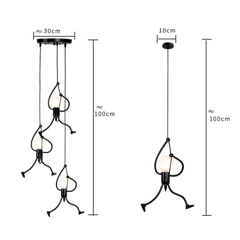 Industrial Pendant Light and Cartoon Fixture
