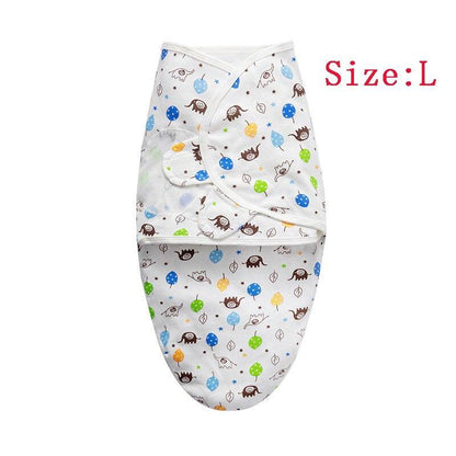 Stevvex baby swaddle sleepsack L with colorful elephant and balloon print swaddling blanket on Tampa Home & Garden Store