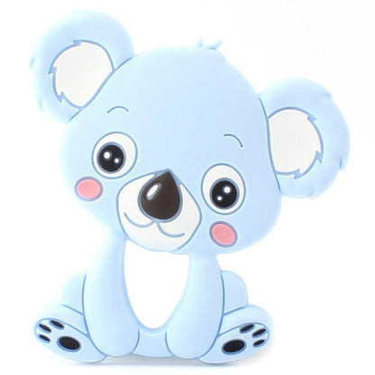 Koala silicone teether by Stevvex; blue baby animal teething toy for infants on Tampa Home & Garden Store
