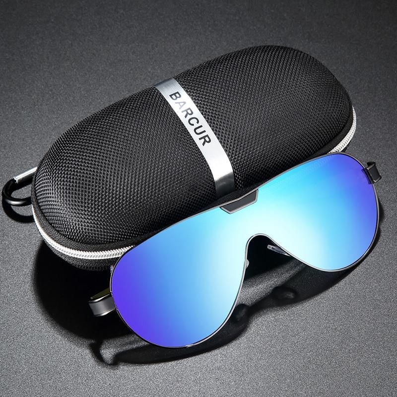 Stevvex polarized driving sunglasses with blue mirrored lenses and black frame on Tampa Home & Garden Store