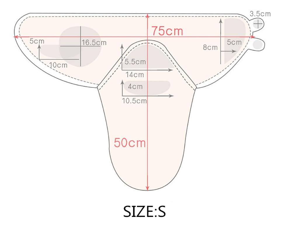 Stevvex baby swaddle sleepsack envelope design in beige, size S, 75cm by 50cm on Tampa Home & Garden Store