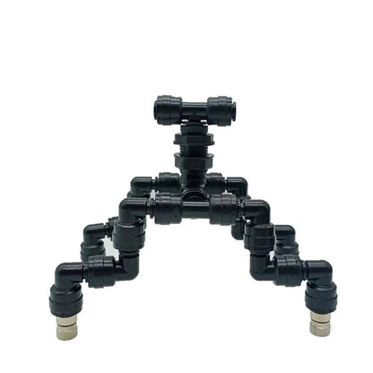 Boquilla nebulizadora ajustable de 360° para reptiles: nebulizador de alta presión para terrarios, invernaderos y recintos de selva tropical.