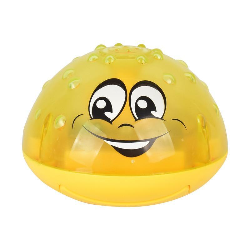 Bath toy yellow smiley-face dome with a translucent base for kids on Tampa Home & Garden Store