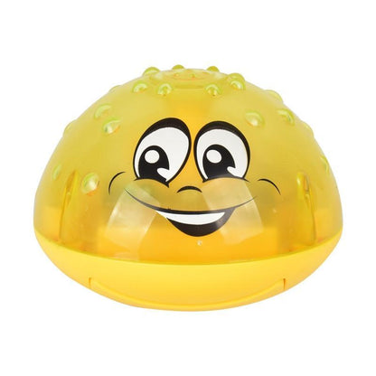 Bath toy yellow smiley-face dome with a translucent base for kids on Tampa Home & Garden Store