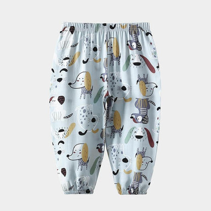 Baby boys mosquito-proof pajama pants with blue dog print by Stevvex on Tampa Home & Garden Store