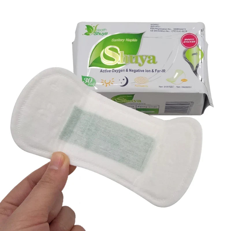 Shuya anion sanitary pad 155mm cotton soft feminine hygiene 3 pack 90 pieces on Tampa Home & Garden Store
