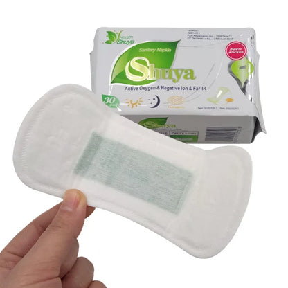 Shuya anion sanitary pad 155mm cotton soft feminine hygiene 3 pack 90 pieces on Tampa Home & Garden Store