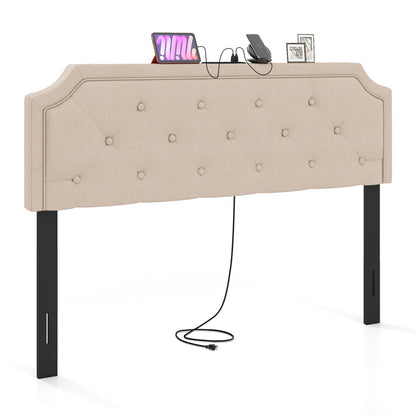 Headboard for Queen and Full Size Bed Tufted Upholstered Head Board