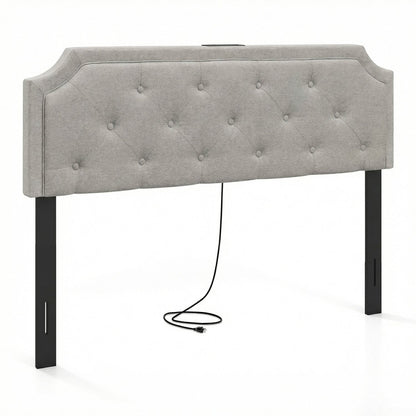 Headboard for Queen and Full Size Bed Tufted Upholstered Head Board