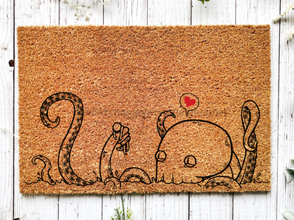 Heart Octopus Doormat, Tentacles and Octopus Door Mat - Tampa Home & Garden Store