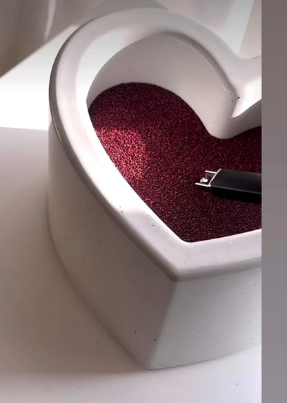 Heart Shaped Candle Vessel - Tampa Home & Garden Store