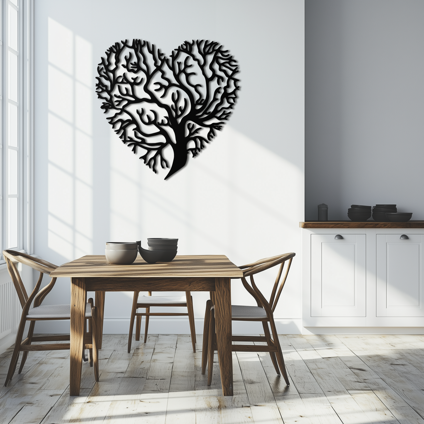 Heart Tree Metal Wall Art – Nature & Love-Inspired Decor - KAF211 - Tampa Home & Garden Store