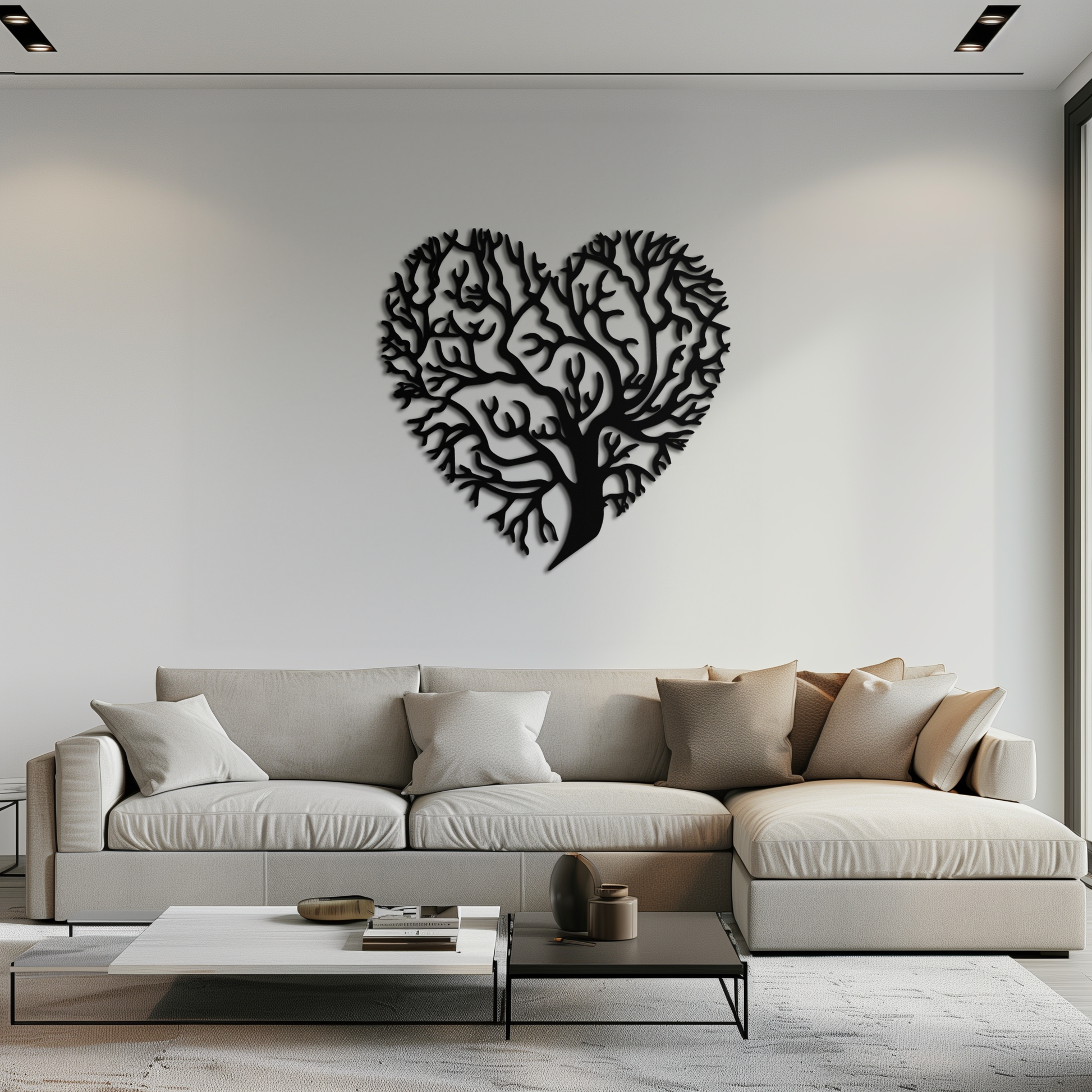 Heart Tree Metal Wall Art – Nature & Love-Inspired Decor - KAF211 - Tampa Home & Garden Store