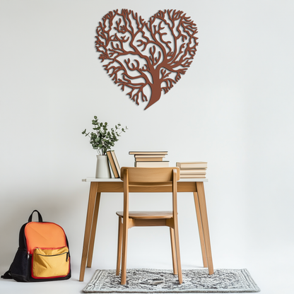 Heart Tree Metal Wall Art – Nature & Love-Inspired Decor - KAF211 - Tampa Home & Garden Store