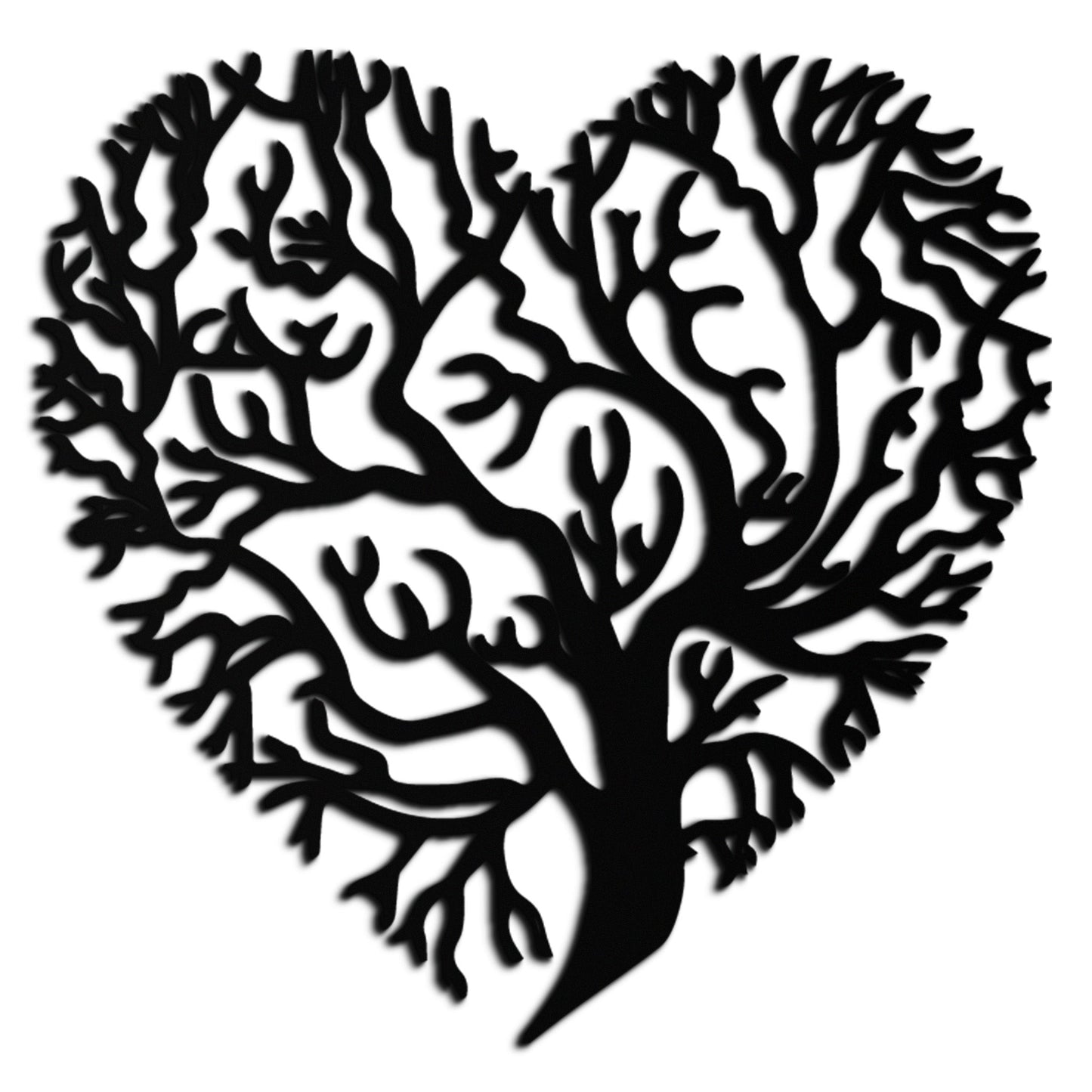 Heart Tree Metal Wall Art – Nature & Love-Inspired Decor - KAF211 - Tampa Home & Garden Store