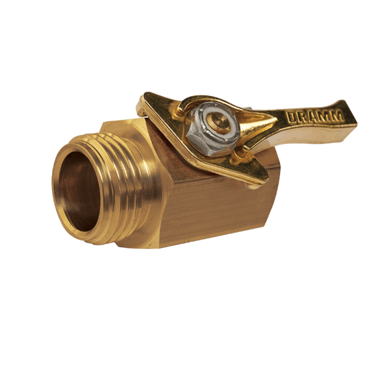 Dramm 3/4 Inch Heavy Duty Brass Shut off Valve - Tampa Home & Garden Store