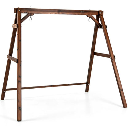 Carbonized Fir Wood Swing Frame for 880 Capacity
