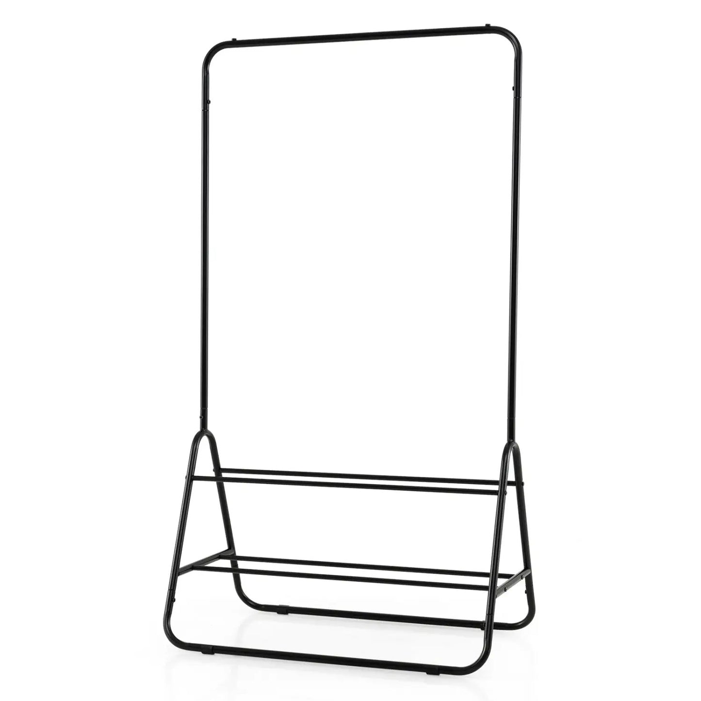 Durable Clothes Rack With Hanging Rod and Shelves