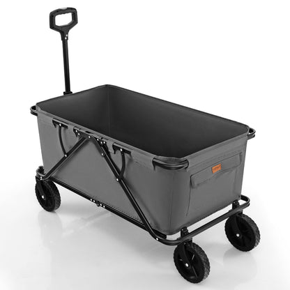 Carro Plegable con Manillar Ajustable-Café