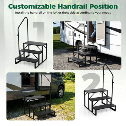 Heavy Duty Hot Tub Stair With Wide Anti Slip Platforms