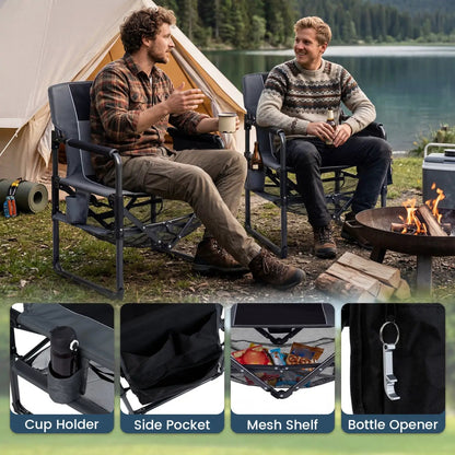 Heavy Duty Camping Chair with Bottle Opener