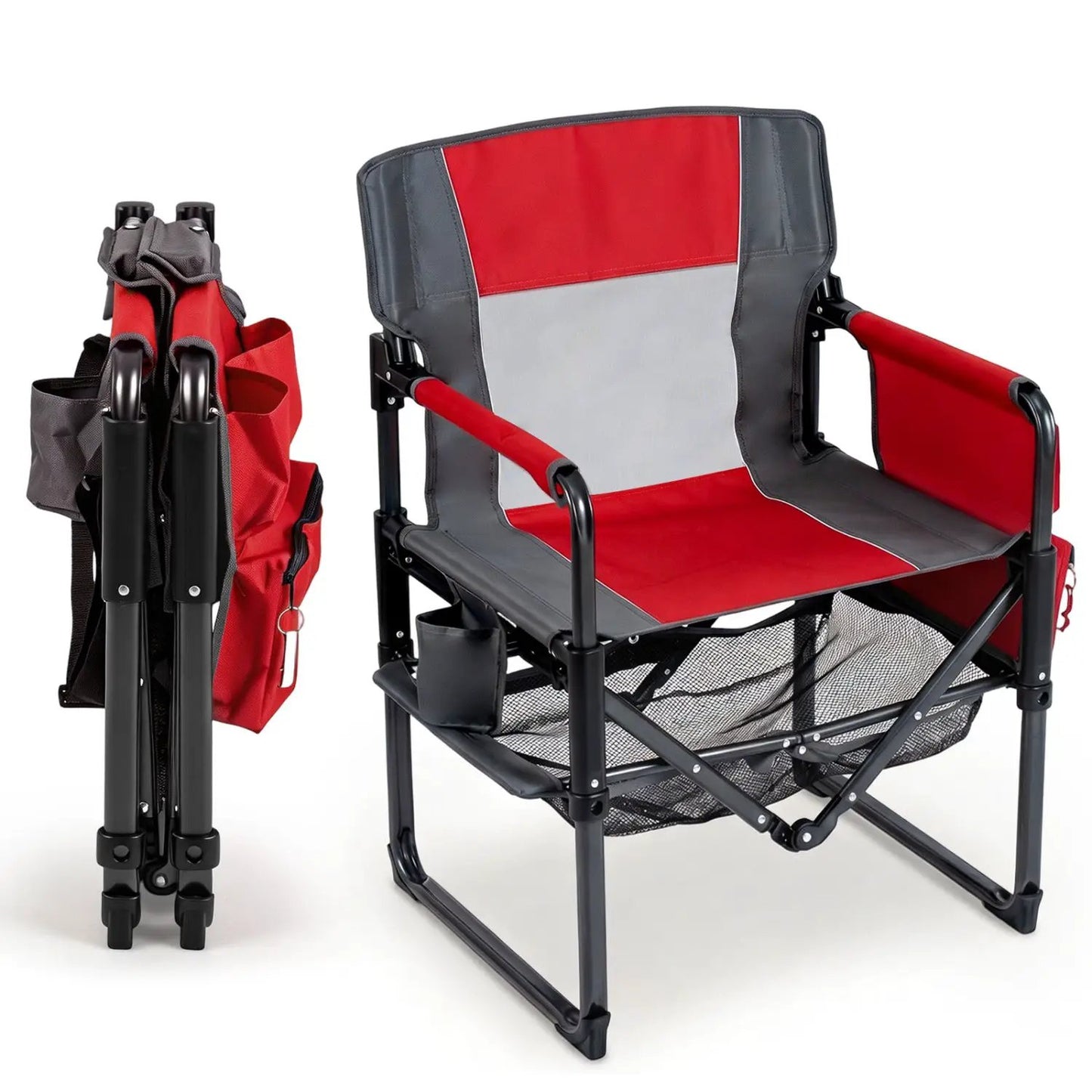 Camping Chair Heavy Duty With Cup Holder