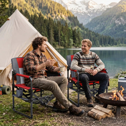 Camping Chair Heavy Duty With Cup Holder