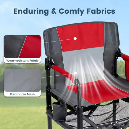 Camping Chair Heavy Duty With Cup Holder