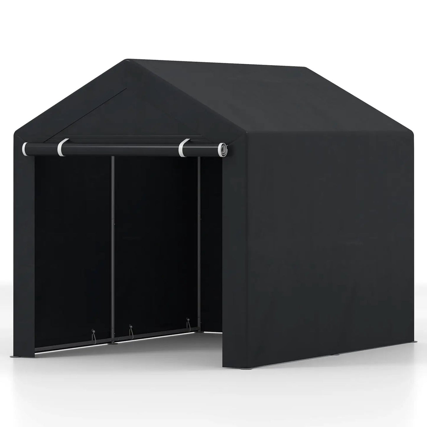 Portable Storage Shed With Roll Up Zipper Door
