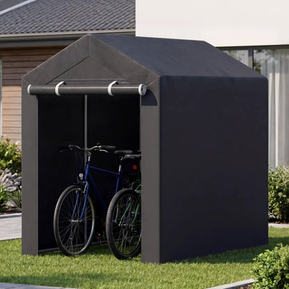 Portable Storage Shed With Roll Up Zipper Door