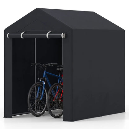 Portable Storage Shed With Roll Up Zipper Door