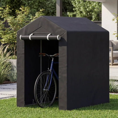 Portable Storage Shed With Roll Up Zipper Door
