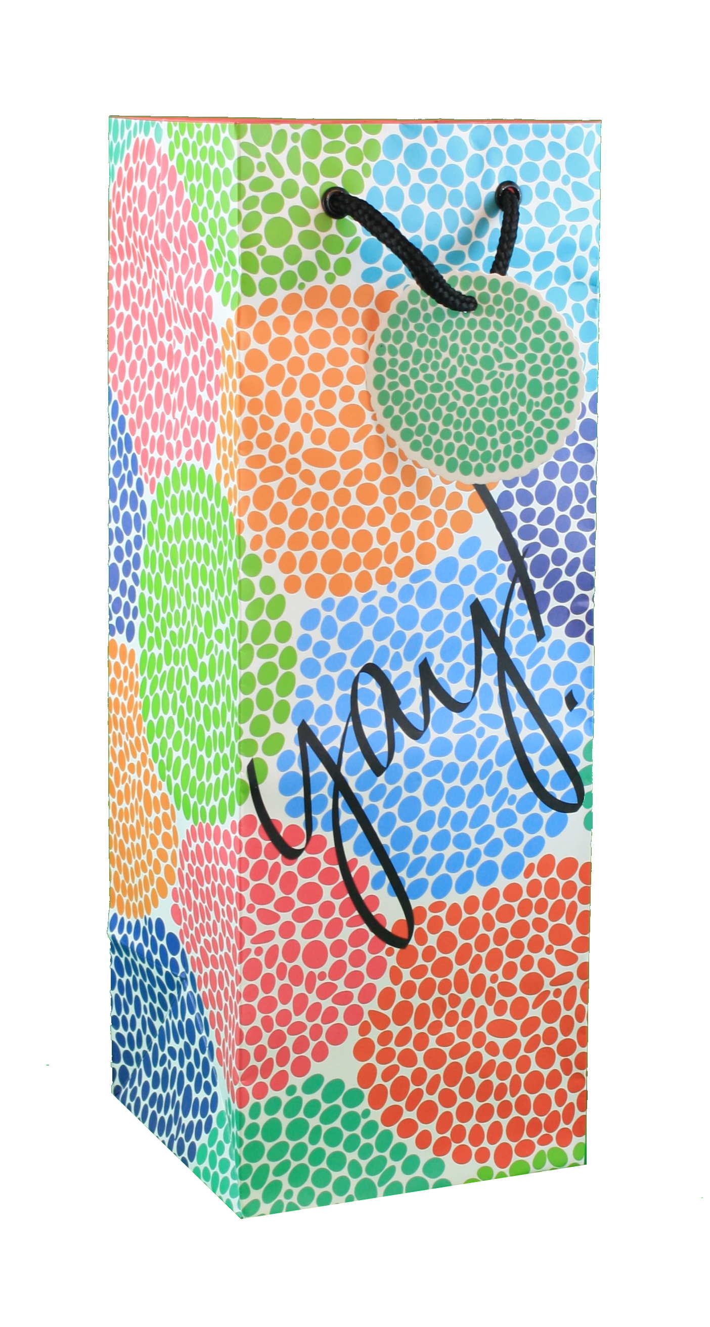 Heavyweight Bottle Gift Bag - Yay! - Tampa Home & Garden Store