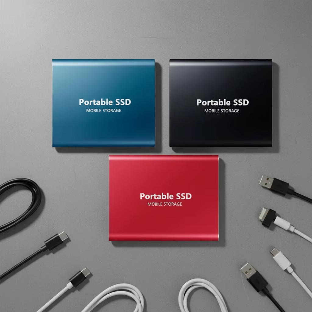 2TB External SSD USB 3.1 & USB-C Portable Solid State Drive