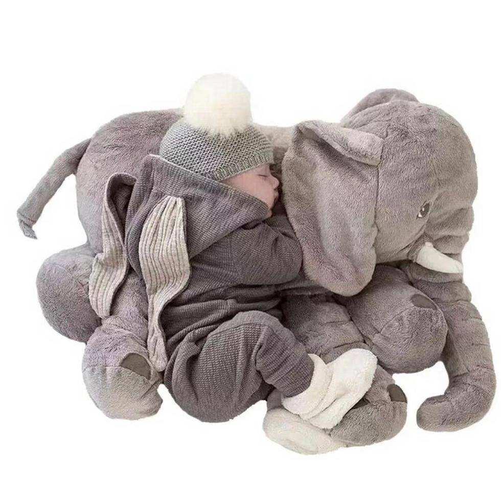 Cute Elephant Plush Stuffed Animal and Pillow