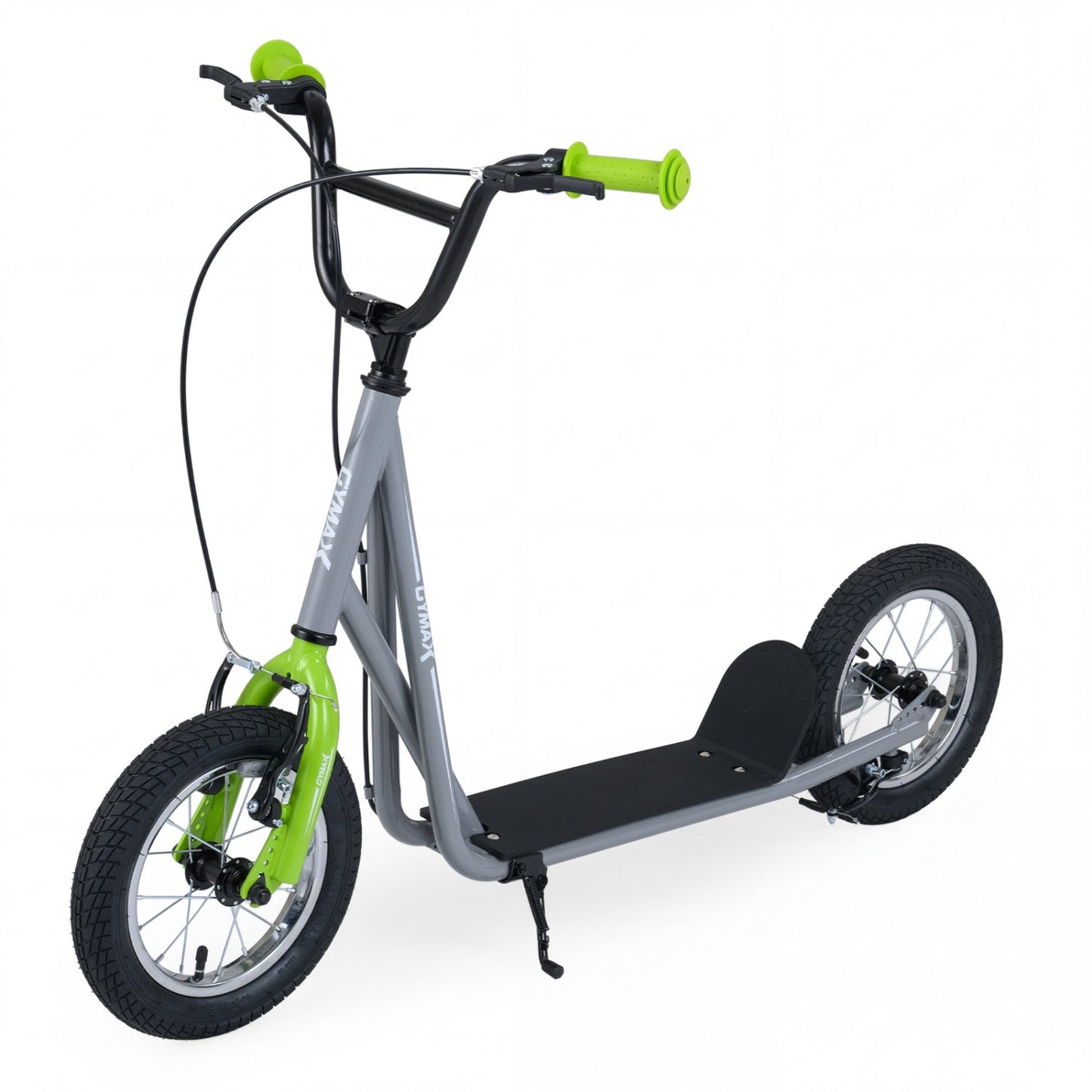 Height Adjustable Kid Kick Scooter with 12 Inch Air Filled Wheel-Navy
