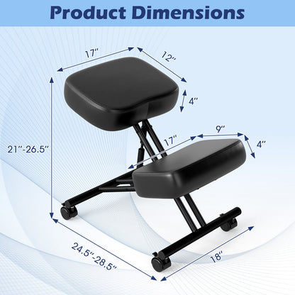 Height Adjustable Kneeling Chair Posture Correction Stool - Tampa Home & Garden Store