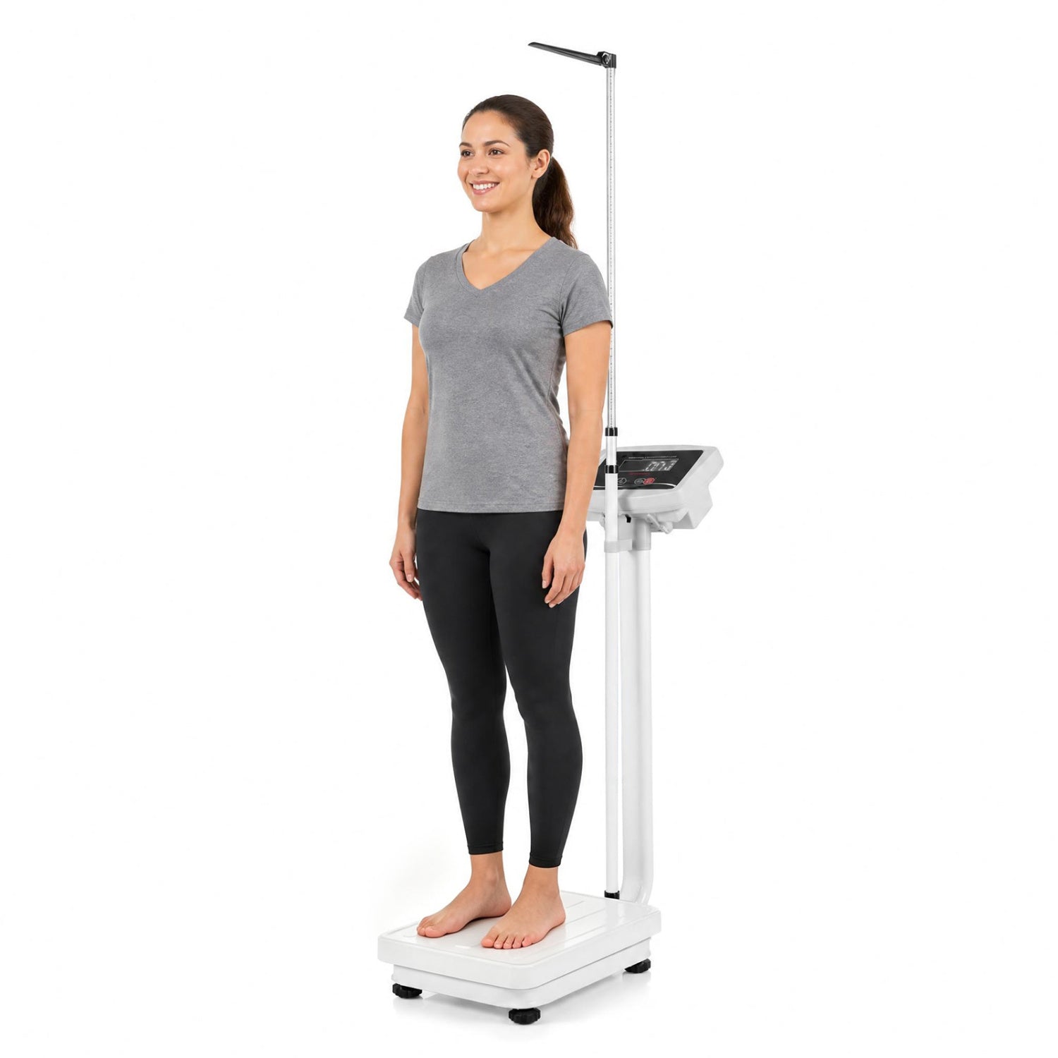 Digital height and weight scale by DirectDeals with LED display, tall stadiometer on Tampa Home & Garden Store