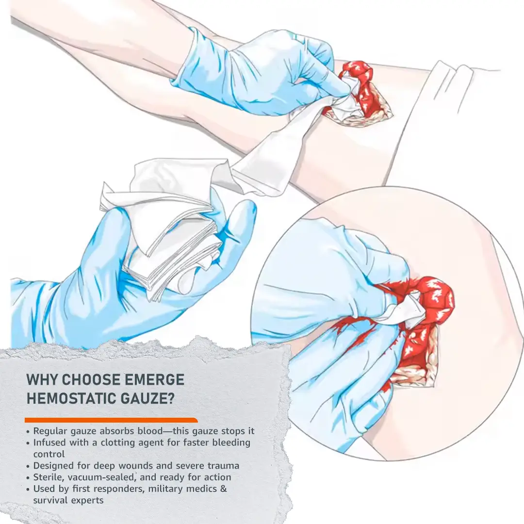 Hemostatic Gauze - Tampa Home & Garden Store
