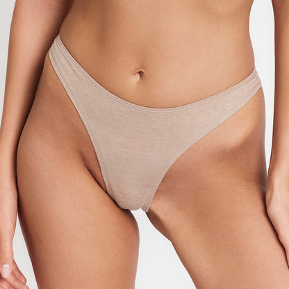 Thong 7-Pack hemp thong in beige color, natural hemp fabric on Tampa Home & Garden Store