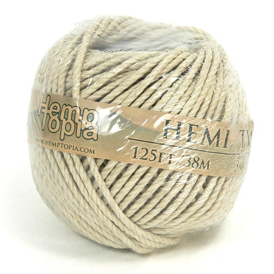 Hemp Twine Thick (125 Ft Roll) - Tampa Home & Garden Store