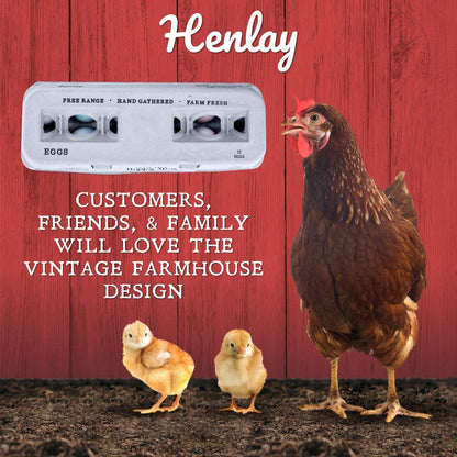 Henlay Blank Stamping Egg Cartons - 25, 90, or 250 - Tampa Home & Garden Store