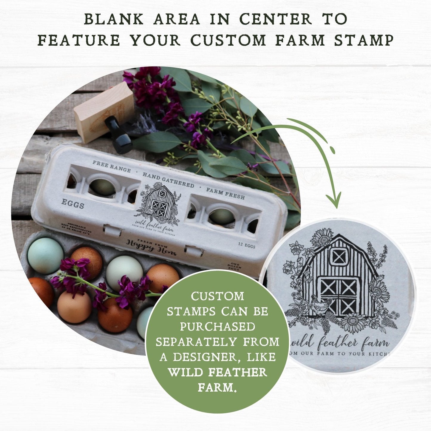 Henlay Blank Stamping Egg Cartons - 25, 90, or 250 - Tampa Home & Garden Store