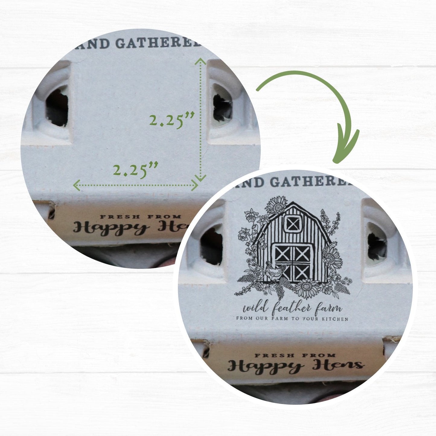Henlay Blank Stamping Egg Cartons - 25, 90, or 250 - Tampa Home & Garden Store